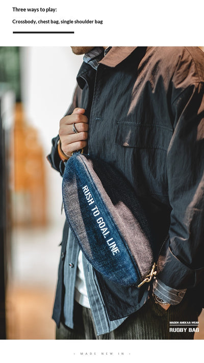 Bolsa Cruzada Madden Workwear Denim Retro Rugby - Image 14