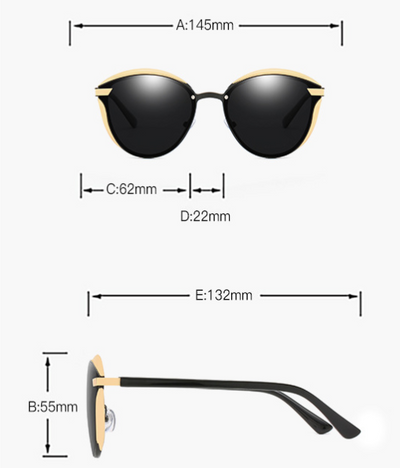 Gafas de Sol Polarizadas Metálicas Casual - Image 2