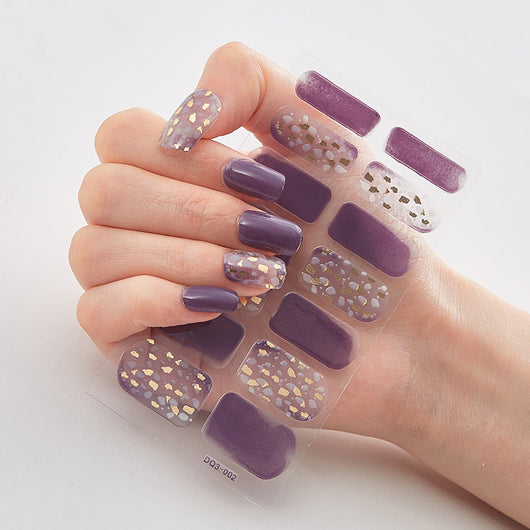 Uñas Adhesivas 3D con Efecto Láser y Bronceado - Diseño Premium - Image 40