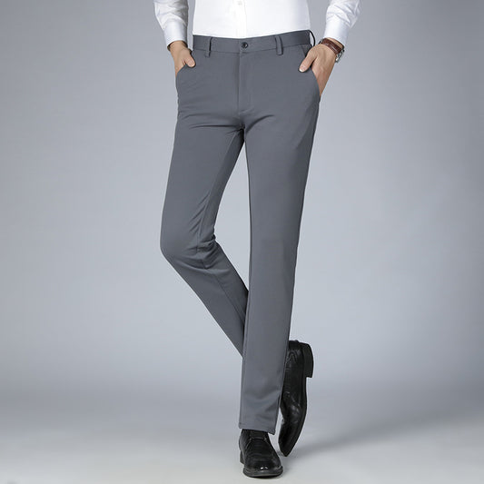 Pantalones de Negocio Elásticos Rectos para Hombre