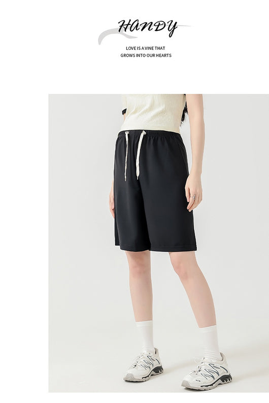 Shorts Premamá Cortos de Cintura Alta Pierna Ancha Verano Ligero - Image 14