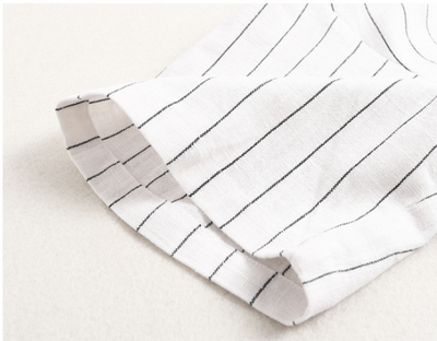 Conjunto Casual de Rayas: Playera y Pantalón Ancho Elegante - Image 13