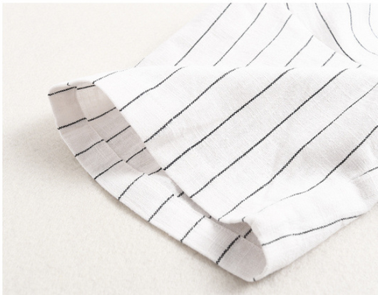 Conjunto Casual de Rayas: Playera y Pantalón Ancho Elegante - Image 13