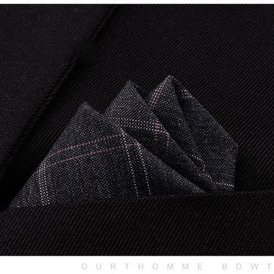 Traje de Algodón para Hombre Diseño a Rayas con Bolsillos, Pañuelo y Bufanda - Image 36