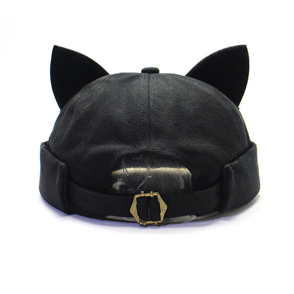 Gorro Tipo Melon con Orejas de Gato - Accesorio Versátil para Mujer - Image 6