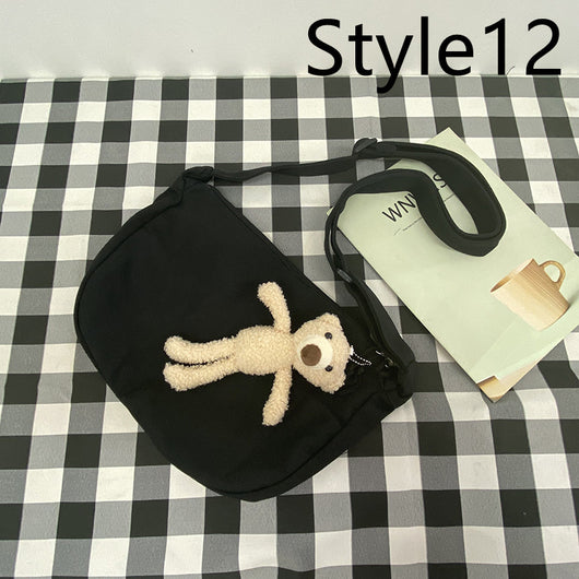 Bolsa Mensajero de Lona para Hombre - Bolso de Hombro Ligero y Versátil - Image 13