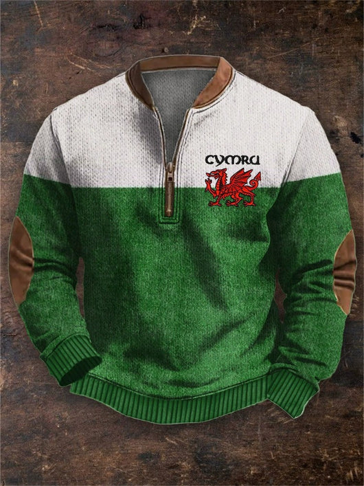 Sudadera con Cierre Estampado 3D Digital para Hombre - Primavera y Otoño - Image 13