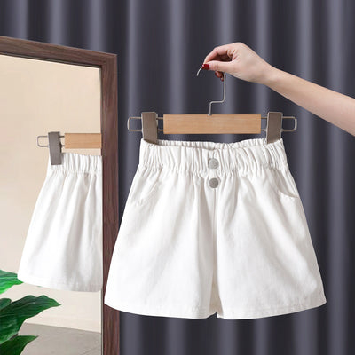 Shorts Blancos Estilo Coreano para Niño - Versátil y Moderno - Image 23