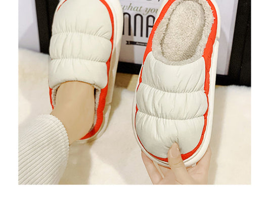 Pantuflas de Dos Colores para Hombre con Felpa Suave - Image 6
