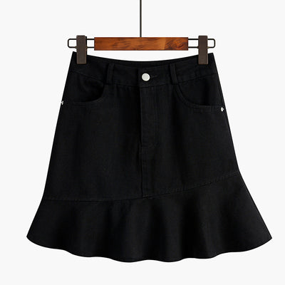 Falda Fishtail Slim con Costuras Decorativas para Mujer - Image 10
