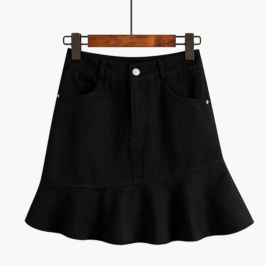 Falda Fishtail Slim con Costuras Decorativas para Mujer - Image 10