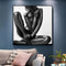 Cuadro Abstracto Mujer Africana Moderna - Lienzo Óleo Decorativo para Hogar
