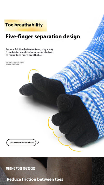 Calcetines de Lana Merino con Dedos Separados - Secado Rápido - Image 9