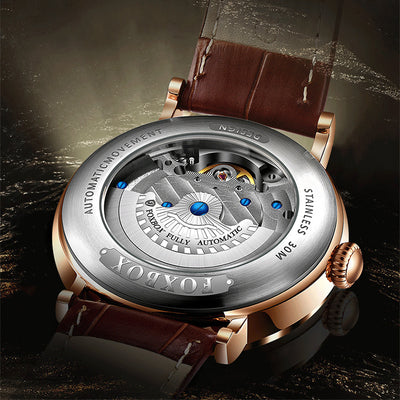 Reloj Mecánico para Hombre con Diamantes - Edición Conmemorativa Resistente al Agua - Image 4