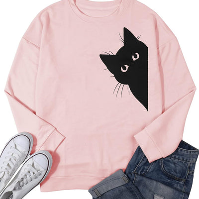 Blusa Clásica de Manga Larga Cuello Redondo para Mujer - Image 5