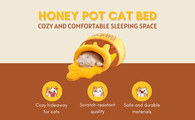 Cama Nido para Gatos con Espuma Viscoelástica - Cojín Desmontable y Lavable - Image 7