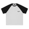 Camiseta Masculina de Manga Curta com Costuras Contrastantes