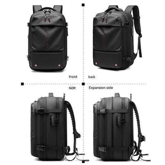 Mochila Ejecutiva Multifunción con Compartimento para Laptop y Compresión de Vacío - Image 5