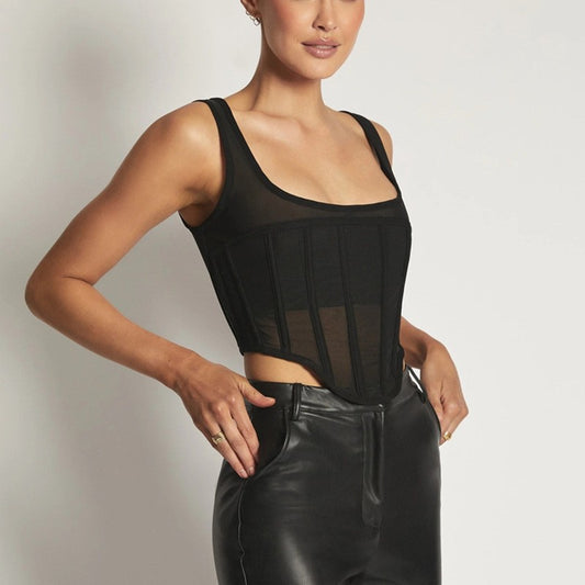 Camiseta Básica Doble Capa para Mujer - Estilo Europeo Moderno - Image 2