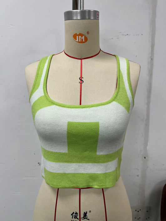 Blusa Escotada Contraste de Colores para Primavera y Verano - Image 33
