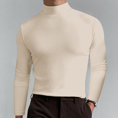 Camiseta Térmica de Cuello Alto Manga Larga para Hombre - Image 5