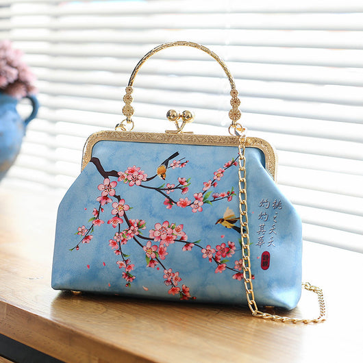 Bolso Bandolera Retro Estilo Cheongsam de Un Hombro - Image 11