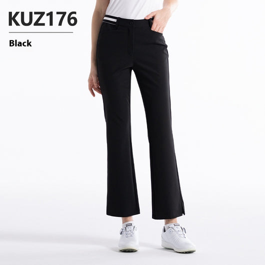 Pantalones Deportivos para Mujer con Cintura Elástica y Corte Acampanado - Image 4
