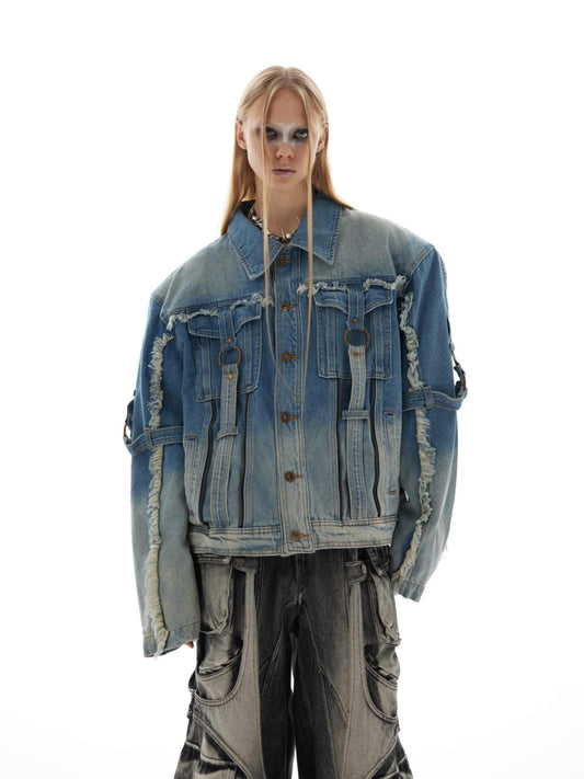 Chaqueta Denim Degradado con Lavado Artesanal - Image 2