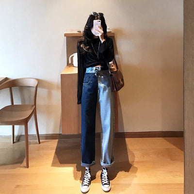 Pantalones Rectos Casual Estilo Hong Kong para Otoño e Invierno - Image 8