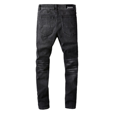 Jeans Rotos con Parches de Moda para Hombre - Image 10