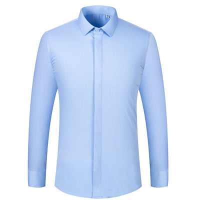 Camisa de Fibra de Bambú con Puños Franceses de Manga Larga - Image 2