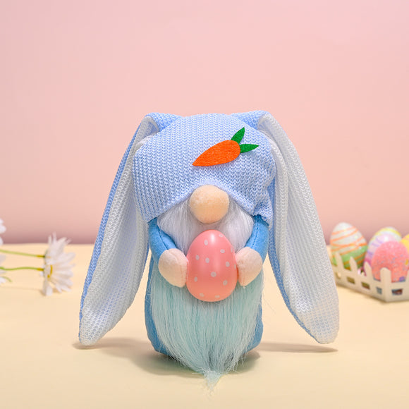 Muñeco Conejo Orejas Largas sin Rostro - Adorno Pascual