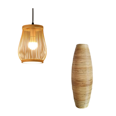 Lámpara Colgante Bambú Estilo Zen - Diseño Artesanal Japonés - Image 6