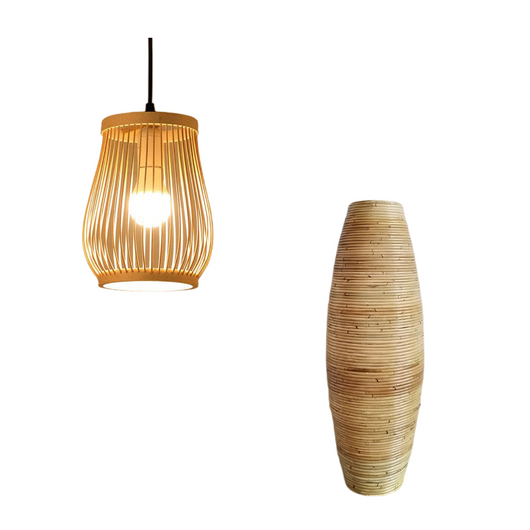 Lámpara Colgante Bambú Estilo Zen - Diseño Artesanal Japonés - Image 6