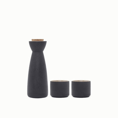 Juego de Copas de Vino Cerámica Zen Estilo Tinta Japonesa - Image 5