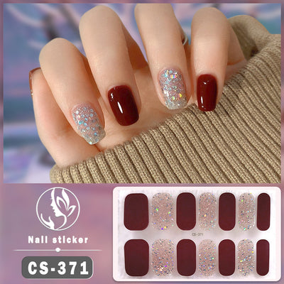 Uñas Postizas Impermeables de Color Sólido para Nail Art - Image 33