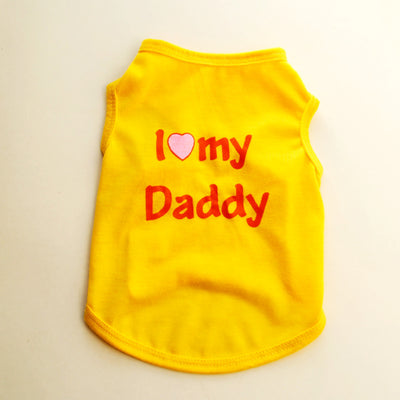 Chaleco para Mascotas Estilo Clásico Mamá Papá - Image 24
