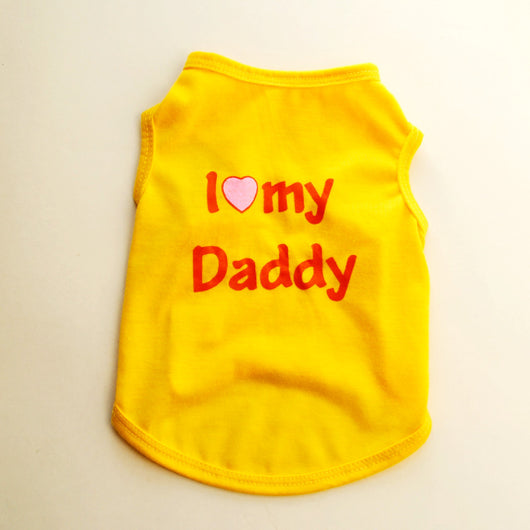 Chaleco para Mascotas Estilo Clásico Mamá Papá - Image 24