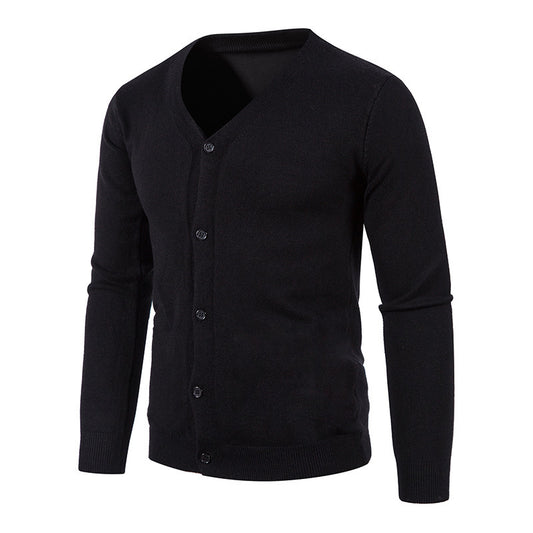 Cardigan de Punto para Hombre - Suéter V-Neck Moderno y Versátil - Image 2