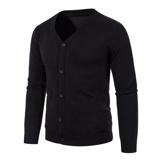 Cardigan de Punto para Hombre - Suéter V-Neck Moderno y Versátil - Image 2