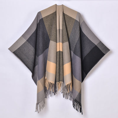 Chal con Borlas y Diseño Escocés Jacquard - Image 14