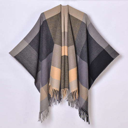 Chal con Borlas y Diseño Escocés Jacquard - Image 14