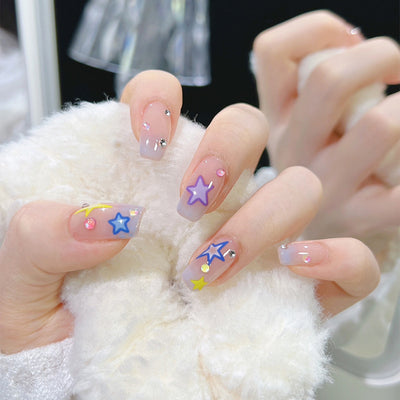 Uñas Postizas Cat Eye Rubor - Parches de Manicura Lista para Usar - Image 65