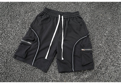 Shorts Terry con Detalles Reflectantes y Cordón - Image 11