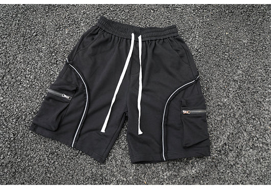 Shorts Terry con Detalles Reflectantes y Cordón - Image 11