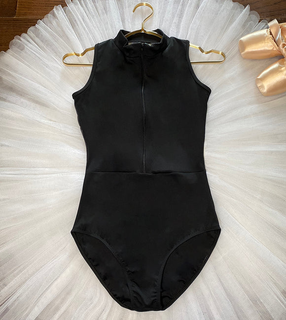 Enterizo de Cuello Alto para Entrenamientos de Ballet y Exámenes Artísticos