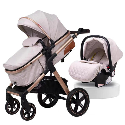 Carrito Multifuncional Plegable para Bebé - Ligero y Versátil - Image 18