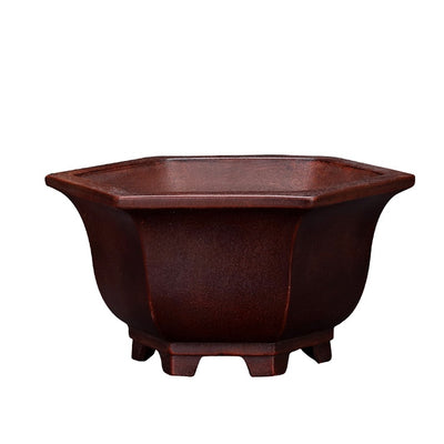 Maceta Decorativa de Arcilla Púrpura Personalizable para Escritorio - Image 5