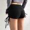 Women's Yoga and Fitness Shorts with Adjustable Waist and High Support