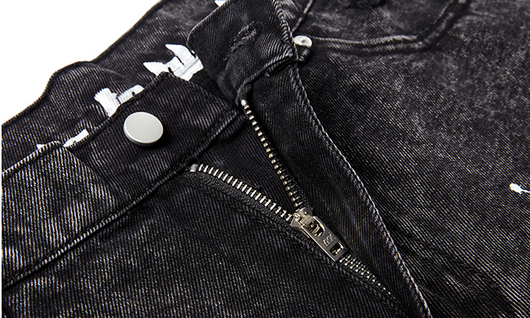 Shorts de Mezclilla Rotos con Parches - Estilo Urbano Desgastado para Hombre - Image 14